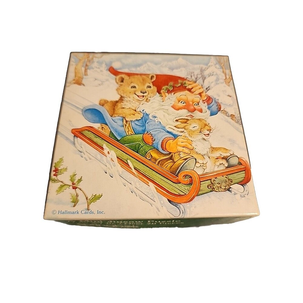 MARY HAMILTON Mini 7" Jigsaw Puzzle Springbok Hallmark 70Pcs  Sleigh Ride